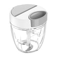 thumbnail image 1 of Picadora de ajo manual, procesador de alimentos, resistente, para uso doméstico, fácil de limpiar, profesional 900 ml, 1 of 9