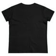 thumbnail image 3 of Women's Cotton T-Shirt with Floral Moon Design, Original Artwork Modern and Stylish, 3 of 5