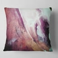 thumbnail image 2 of Designart White and Purple Texture - Abstract Throw Pillow - 16x16, 2 of 5
