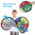 thumbnail image 5 of BKSDUEH Large Dart Board for Family, 26" Dartboard Set with 16 Sticky Balls and 2 Hooks for Sports Party Game, 5 of 7