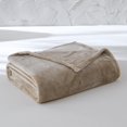 thumbnail image 4 of Mainstays Plush Blanket Brown T, 4 of 6