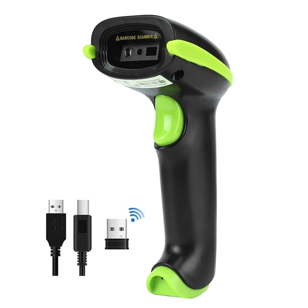 Lector de código de barras con cable Escáner de código de barras con cable inalámbrico HID/SPP Lector 1D 2D con cable para venta al por menor de supermercados Hugtrwg Para estrenar