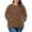 FN16-Brown, variant on Sweatshirt for Women,Plus Size Crewneck Sweatshirts Oversized Pullover Tops Fall Winter Clothes 2026 with Pocket Light Purple 3XL