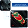 thumbnail image 5 of Watermelon Furry Printed 12.5x8.2 Inch Soft Comfortable Armrest Cover Car Armrest Pad Accessory, 5 of 6