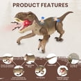 thumbnail image 3 of Remote Control Dinosaur Toys for Kids - Walking Dinosaur Toys for Boys Age 5-7 Jurassic Tyrannosaurus Robot Dinosaur for Kids 3 5 7 Year Birthday Gift, 3 of 10