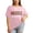 Pink, variant on Merry Christmas Tshirts Women Plus Size Short Sleeve Casual Crewneck Merry Christmas Graphic Tee Shirts Holiday Party Tops