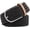 Black-grey, variant on Mixed Color Woven Braided Stretch Belts for Men & Women Elastic Canvas Woven Belts for Jeans Pants
