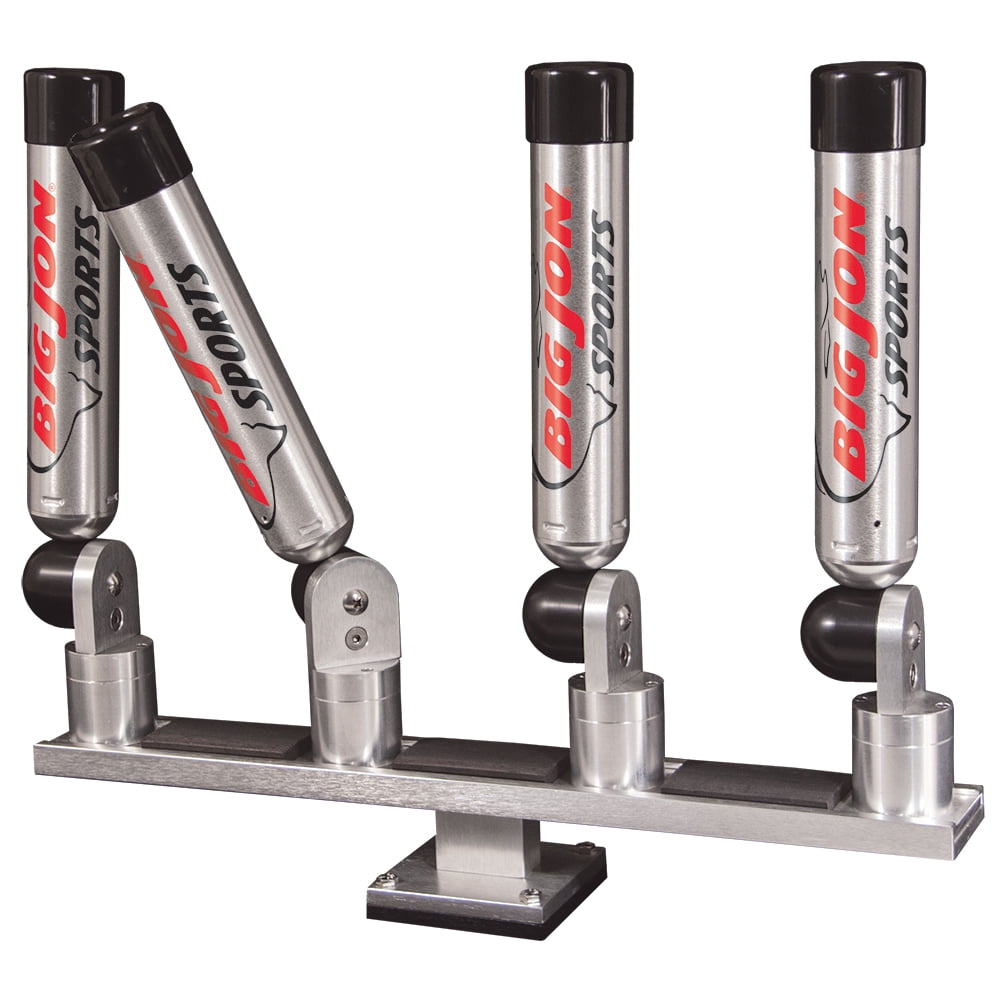 Big Jon Sports RH04357 Big Jon Quad Multiaxis Ii Rod Holder Silver
