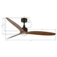 thumbnail image 4 of Lucci Air 212917010 52 in. Viceroy DC Fan, Oil Rub Bronze & koa, 4 of 14
