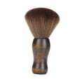 thumbnail image 2 of Cepillo de peluquero suave, cepillo de limpieza facial, mango de madera, para maquillaje, depilación, herramienta para el hogar, plumero para cortar, 2 of 8