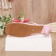 thumbnail image 6 of Modisza Summer Low Heel Sandals for Women 3D Flower Square Open Toe Slides Dressy Summer Beach Flip Flops Vacation Heels 2026 Size 6 Red, 6 of 8