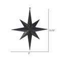 thumbnail image 1 of Vickerman M167517 Étoile de Bethlehem Pailletée en Plastique, 15.75 Pouces, Noir, 1 of 2
