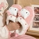 thumbnail image 3 of Zapatillas antideslizantes de felpa para mujer, zapatos planos Kawaii Sanrio Hello Kitty, Anime Kuromi Cinnamoroll Yk2, 3 of 4