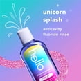 thumbnail image 3 of hello Unicorn Splash Kids Mouthwash with Fluoride, Bubble Gum Natural Flavor, 17.6 fl oz, 3 of 13