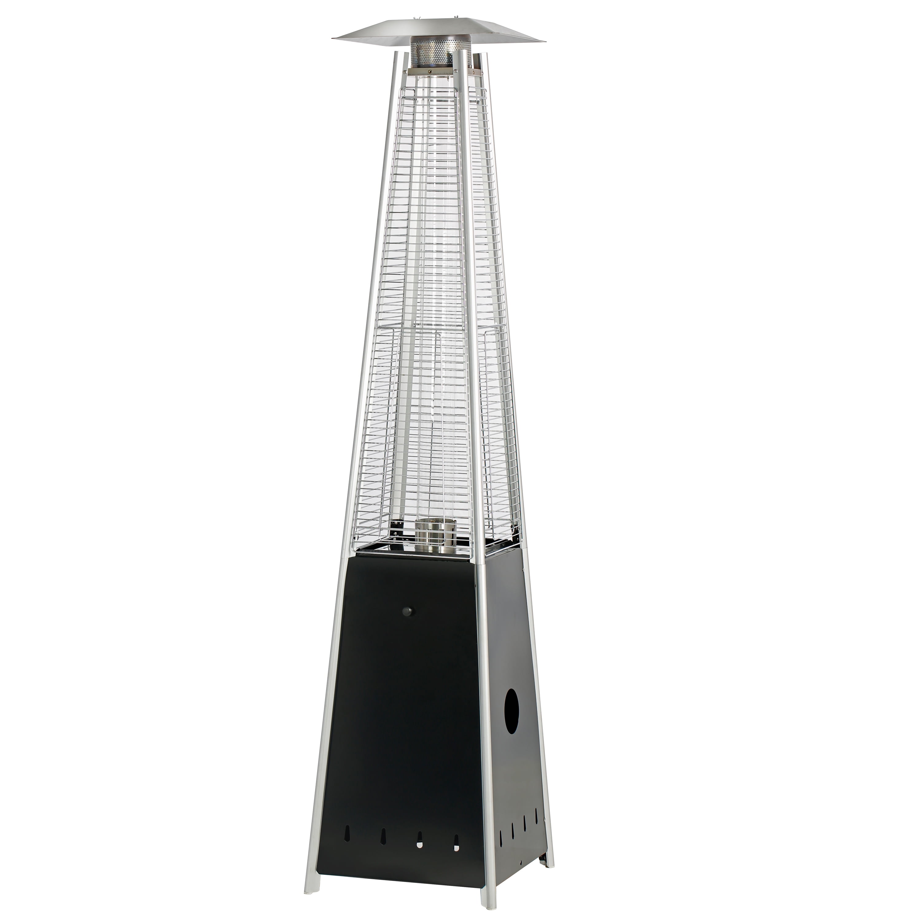 HeatMaxx Pyramid Patio Heater 89.5 in. 40,000 BTU Outdoor Propane