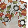thumbnail image 4 of Ambesonne Floral Grommet Curtain, Boho Herbs Lily Nature, 50" x 72", Olive Green Orange White, 4 of 6