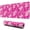 Pink Breast Cancer, variant on Long Mouse Pads for Desk,Pink Breast Cancer Desk Mats on Top Of Desks, Desk Mouse Pad Extra Large with 3mm Non-Slip Base and Stitched Edge for Gaming,Office,Work,Home 31.5x11.8in