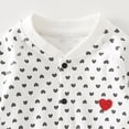 thumbnail image 6 of Linfrsh Cotton Soft 0-24 Months Unisex Footless Newborn Baby Sleepers Pajamas Romper Boys Girls Long Sleeve Cute Toddler Boy Outfits (Black,10-16 Months), 6 of 7