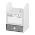 thumbnail image 1 of ziyahi Drawer Multifunctional Heavy Duty Sundries Rack Showcase Display Large Capacity Holder Home Office Bathroom Shelf White, 1 of 5