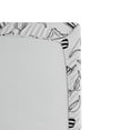 thumbnail image 2 of Ambesonne Black and White Fitted Sheet, Lingerie Doodle, Twin Size, Black White, 2 of 2