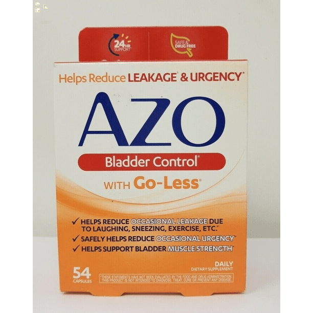 AZO Bladder Control with GoLess 54 CT Capsules