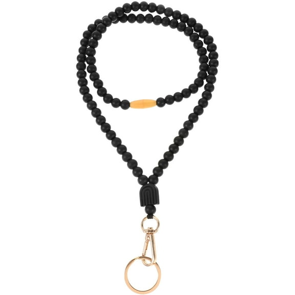 MLINS  Badge Holder with Lanyard Beaded Rope for Man Work