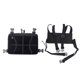 thumbnail image 2 of Bolsa de kit de reconocimiento, paquete de pecho de combate táctico Bolsas de chaleco Molle Bolsa frontal Camuflaje Funda de arnés Airsoft Mochila multiusos Bolsa de transporte EDC oculta 26 * 19 * 4, 2 of 5