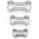 thumbnail image 1 of Dog Bone Cookie Cutter Set, Stainless Steel, 3-piece, 1 of 5