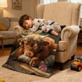 thumbnail image 6 of Honmine Small Size Blanket Print, Soft Warm Nap Blanket, Suitable for Sofa Bed Camping Festival 39x27.6 Inch Flannel, 6 of 6
