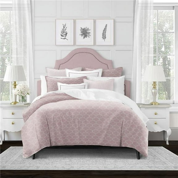 Gazebo Ballet Pink Full & Double Comforter & 2 Pillow Shams Set - 5 Piece