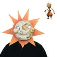 thumbnail image 1 of Cubierta facial de Halloween, cubierta facial de payaso de sol y luna, juego de terror de látex, accesorio de Cosplay, disfraz de Halloween, 1 of 7