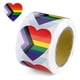thumbnail image 1 of Pride Stickers, 500 Pcs Rainbow Stickers, Heart Shape Gay Pride Stickers Pride Accessories Colourful Party Decorations For Pride Month Party Festival, 1 of 5