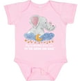 thumbnail image 3 of Inktastic My Godfather Loves Me to the Moon and Back Elephant Family Boys or Girls Baby Bodysuit, 3 of 5