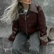 thumbnail image 5 of Chaquetas y abrigos casuales sin capucha de manga larga para mujer, cárdigan informal de moda, chaqueta lisa de manga larga, abrigo con botones, abrigo para mujer, 5 of 9