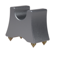 thumbnail image 2 of HiFi Cable Tray Stand Spike Supporting Frame Pure Aluminum Trailing Pad Multi-Function for (Silver), 2 of 5