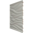 thumbnail image 4 of Ekena Millwork 19 5/8"W x 19 5/8"H Ripple EnduraWall Decorative 3D Wall Panel, Universal Pearl Metallic Champagne Pink (12-Pack for 32.04 Sq. Ft.), 4 of 6