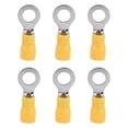 thumbnail image 1 of Terminales aislados resistencia a alta presión 500 piezas Terminales de cable tipo O Latón amarillo para equipos de potencia para la industria electrónica para automatización LHCER Otros, 1 of 8