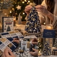 thumbnail image 4 of TTJ DIY Beaded Christmas Tree Kit, Handmade Jewelry Style Christmas Tree Craft Set With Beads And Ornaments, Creative Holiday Art Project For Adults, Home Office Decor And Gift (D), 4 of 6