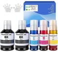 thumbnail image 1 of TONTINTA GI-21 GI21 G3270 G3290 Compatible Ink Bottles 5 Pack Multipack High Capacity for Canon G32, 1 of 7