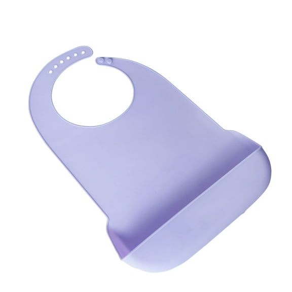 Food-grade Silicone Adult Bib Waterproof Burp Cloth with Catcher Part 3D Elderly Feeding Apron
