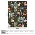 thumbnail image 4 of JEUXUS  Deer Duck Cowhide All Season,Bed Blanket Hunting Camo Theme Plush Throw Blanket, for Kids Decor Wildlife Decor Flannel Blanket Green Wild Theme, 4 of 6
