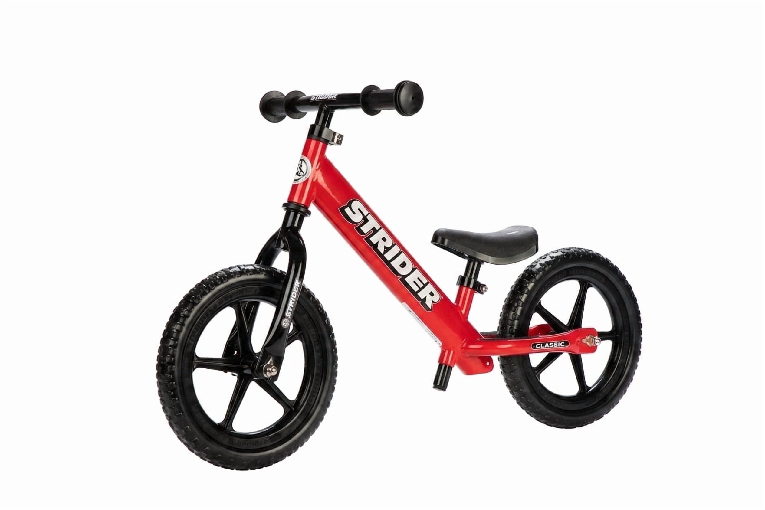 Strider, Balance Bike, Red, Padded Seat, Flat-Free Tires - Walmart.com