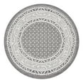thumbnail image 3 of Unique Loom Williamsburg Collection Area Rug - Allover (3' 7" Round Gray/Black), 3 of 7