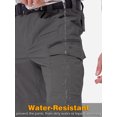 thumbnail image 3 of NAVEKULL Men's Stretch Ripstop Cargo Pants Water-Resistant Lightweight Flex EDC Hiking Work Pants with 11 Pockets, 3 of 7