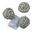 thumbnail image 1 of Set of 10pcs Wicker Rattan Balls Table Wedding Party Christmas Decoration (Diameter 5cm, Gray), 1 of 7