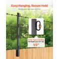 thumbnail image 4 of VEVOR Fence Post Extender 8 Packs 23.8 in Surface Mounted Fence Height Extension Arms, 4 of 9