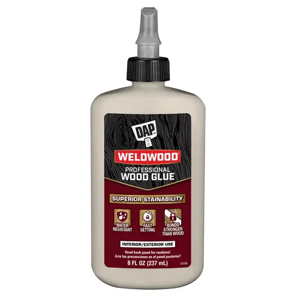 Dap Professional Wood Glue, Weldwood Series, 8 fl oz, Bottle 7079800480