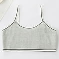 thumbnail image 6 of RUTAYY Children Girl's Brassiere Crop Top Seamless Sports Bra Training Camisole Style Lightweight Seamless Fashion Breathable Underwear, Grey, 6 of 6