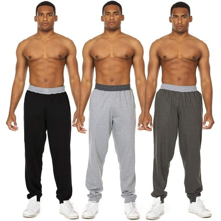 Essential Elements 3 Pack: Men's Brushed French Terry Casual Jersey ...