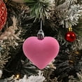 thumbnail image 5 of Eespoir Valentine's Day Velvet Heart Ornaments Decoration - Hearted Shape Decorations for Tree, Romantic Small Party Decoration for Wedding Anniversary Party Decoration, Pink, 5 of 9